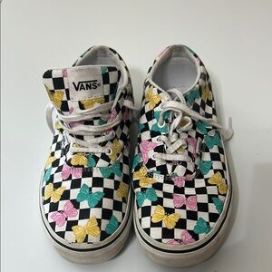 Almost new Vans Kids Checkered Butterfly Sneakers - Multicolor